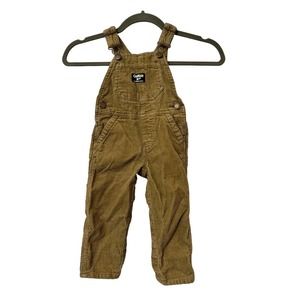 OshKosh B’Gosh Tan Corduroy Overalls 12 Months